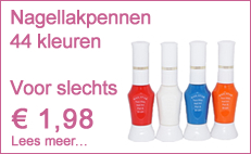 Nagellakpennen Rood Wit Blauw Oranje